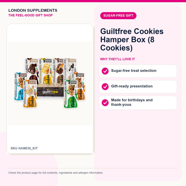 Guiltfree Cookies Hamper Box (8 Cookies) – gift guide infographic