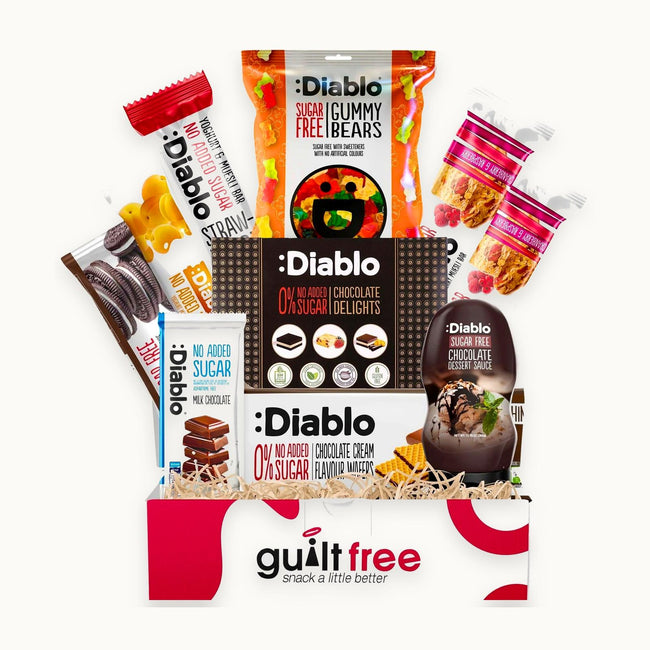 Guiltfree Diablo No Added Sugar Hamper Gift Box (10 Items) – polished hamper product image