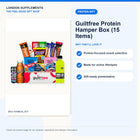 Guiltfree Protein Hamper Box (15 items) – gift guide infographic