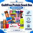Guiltfree Protein Hamper Box (15 items) – contents infographic