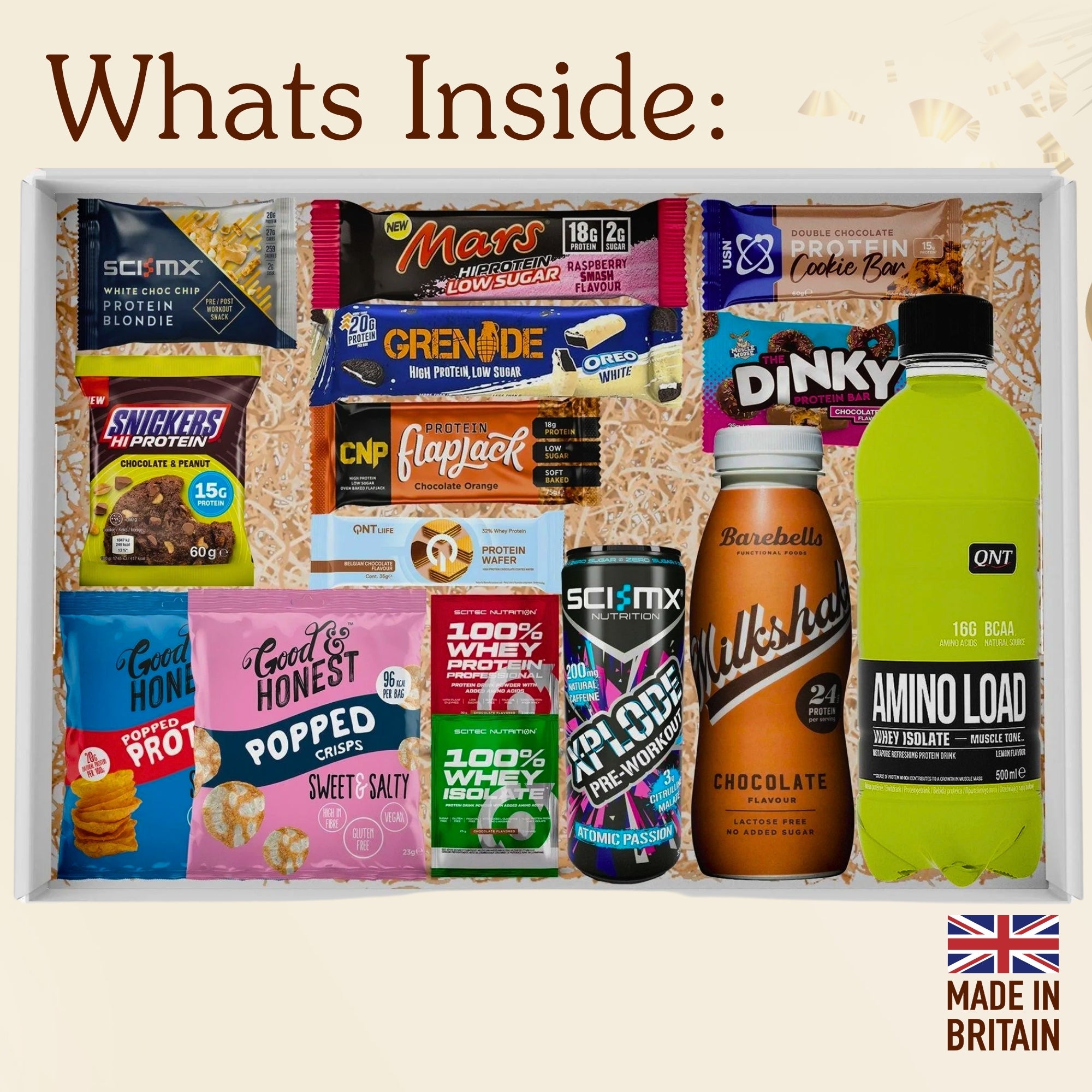 Guiltfree Protein Hamper Box (15 items)