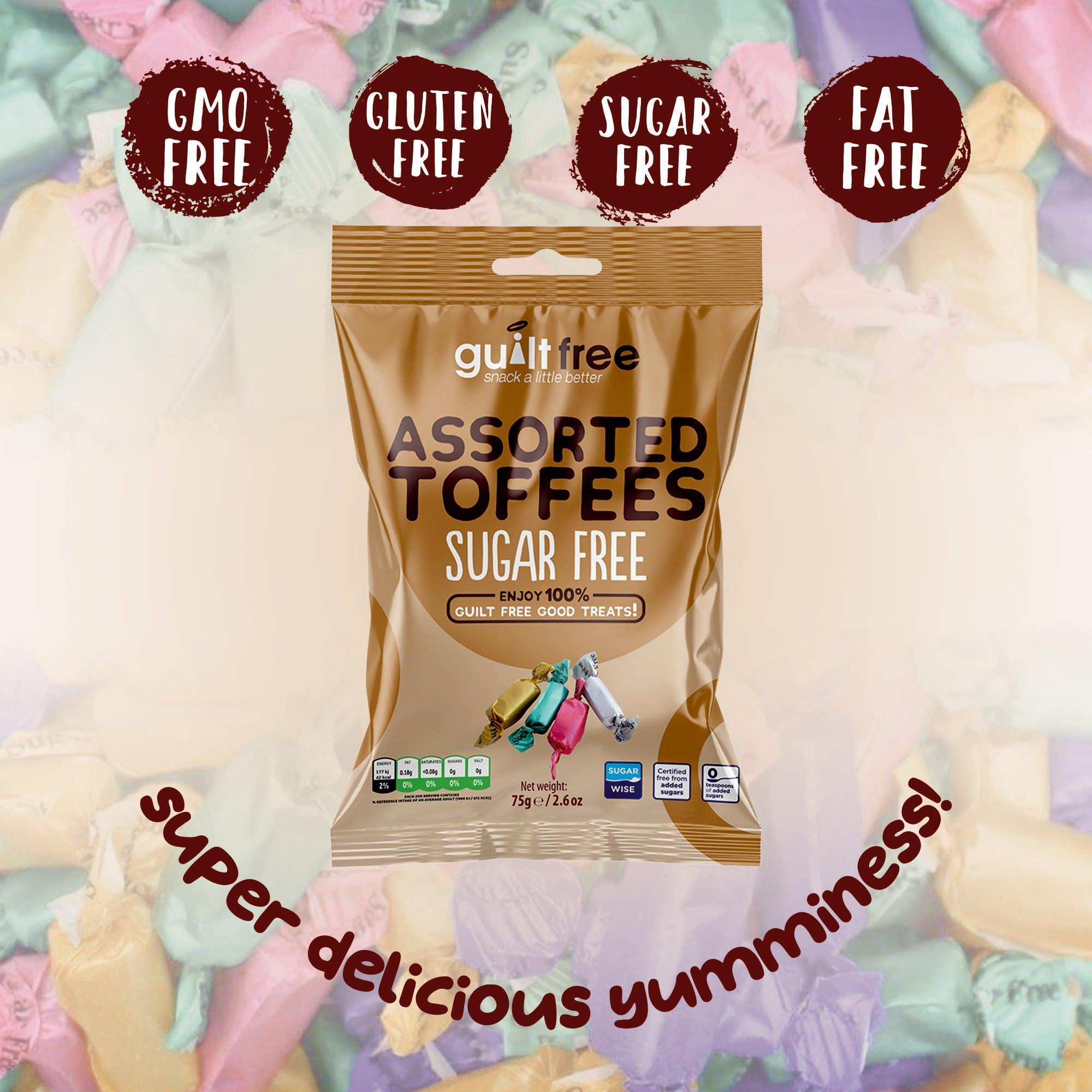 Guiltfree Sugar Free Assorted Toffees 75g