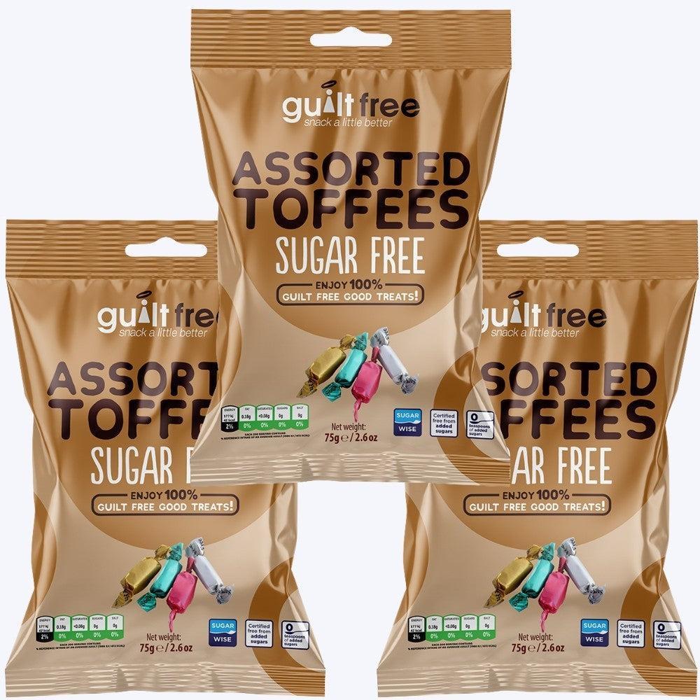Guiltfree Sugar Free Assorted Toffees 75g