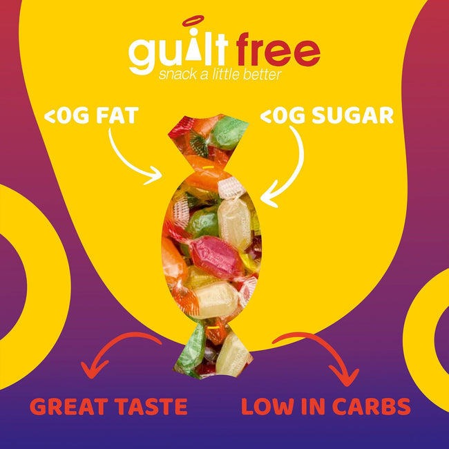 Guiltfree Sugar Free Fruit Drops Sweets 75g