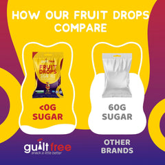 Guiltfree Sugar Free Fruit Drops Sweets 75g
