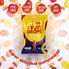 Guiltfree Sugar Free Fruit Drops Sweets 75g