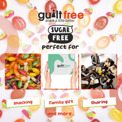 Guiltfree Sugar Free Fruit Drops Sweets 75g