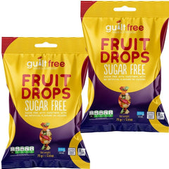 Guiltfree Sugar Free Fruit Drops Sweets 75g