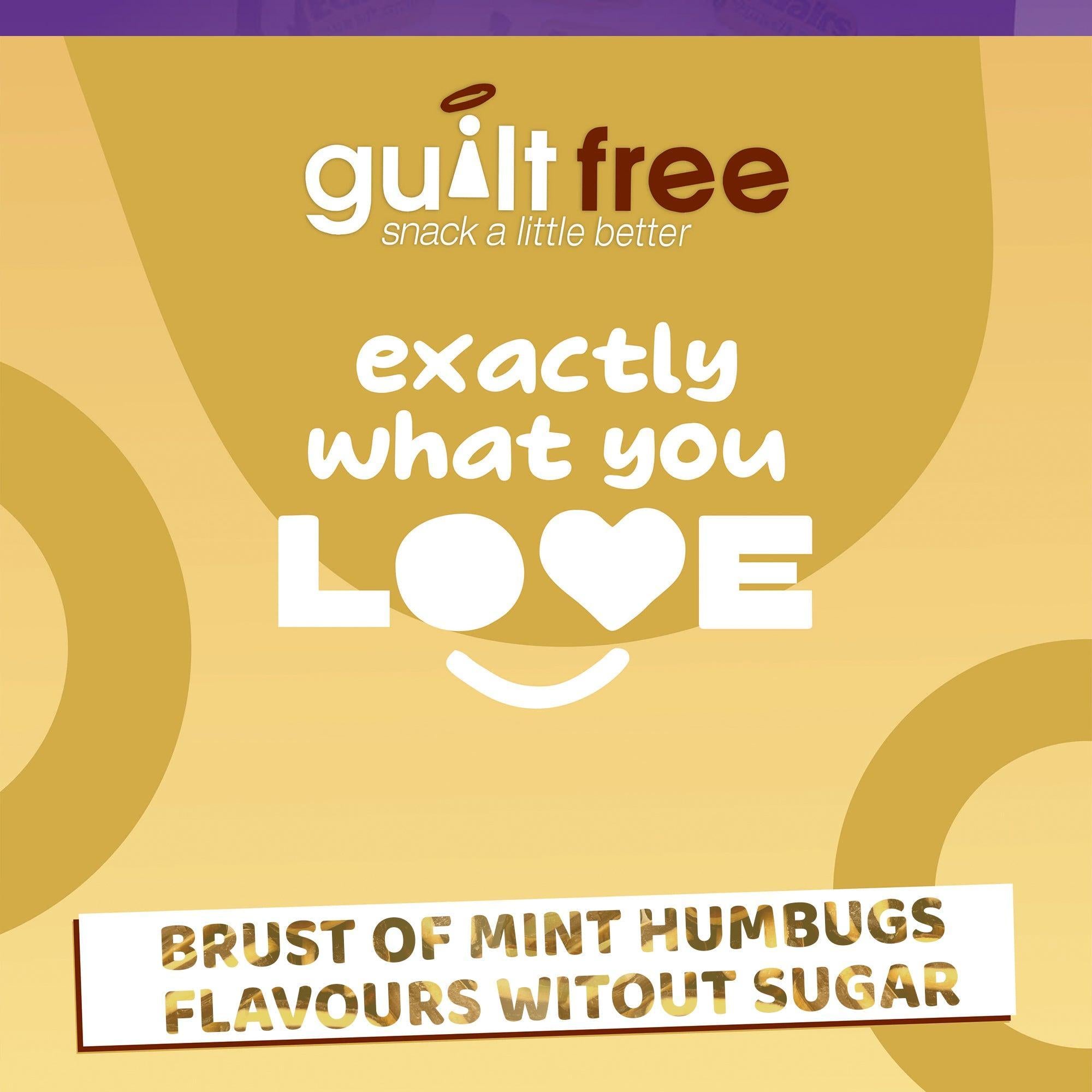 Guiltfree Sugar Free Mint Humbugs Sweets 75g