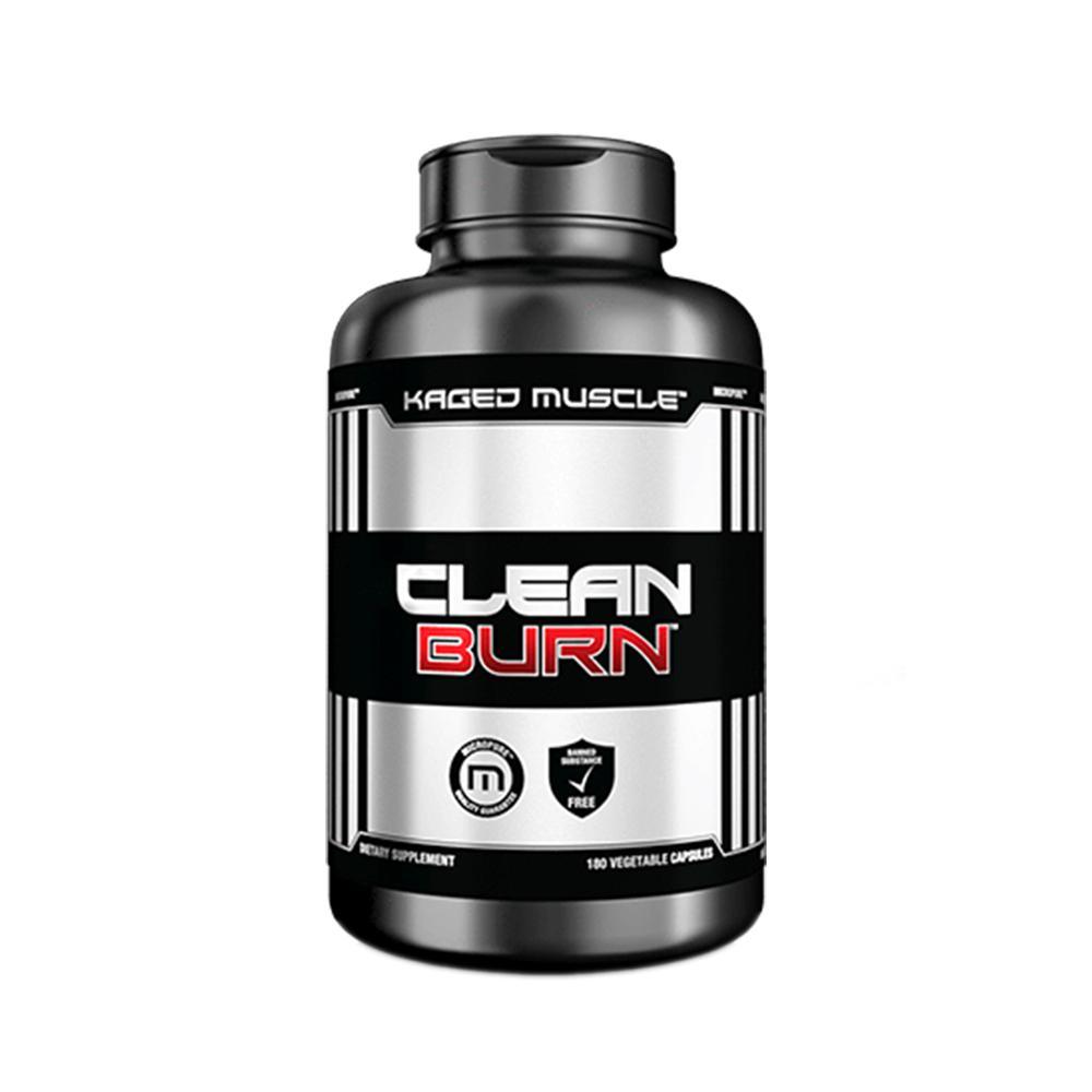 Kaged Muscle Clean Burn 180 VCapsules-Stim Free Fat Burners-Kaged Muscle-180 Veg Capsules-London Supplements