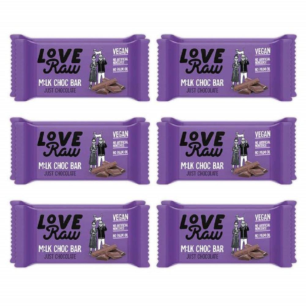 LoveRaw M:LK CHOC BAR 18x30g