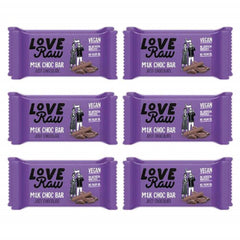 LoveRaw M:LK CHOC BAR 18x30g