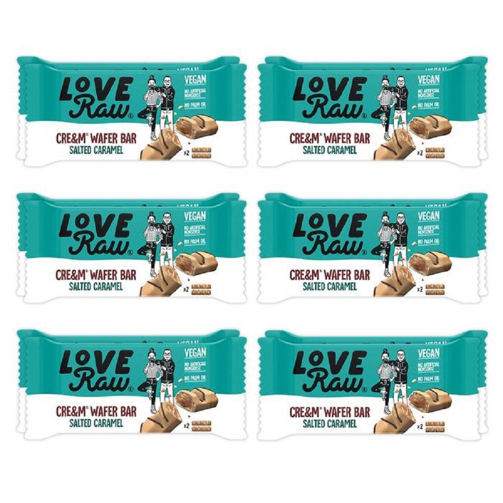 LoveRaw Vegan Cream Filled Wafer 12x43g