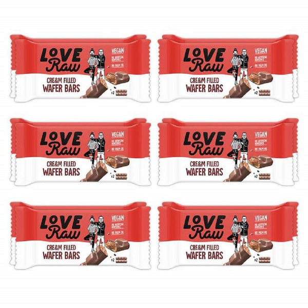 LoveRaw Vegan Cream Filled Wafer 12x43g