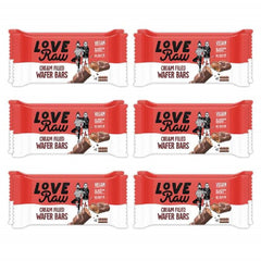 LoveRaw Vegan Cream Filled Wafer 12x43g