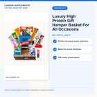 Luxury High Protein Gift Hamper Basket For All Occasions – gift guide infographic