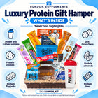 Luxury High Protein Gift Hamper Basket For All Occasions – contents infographic