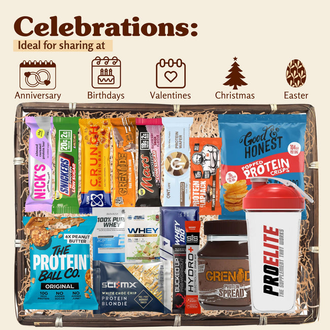 Luxury High Protein Gift Hamper Basket For All Occasions