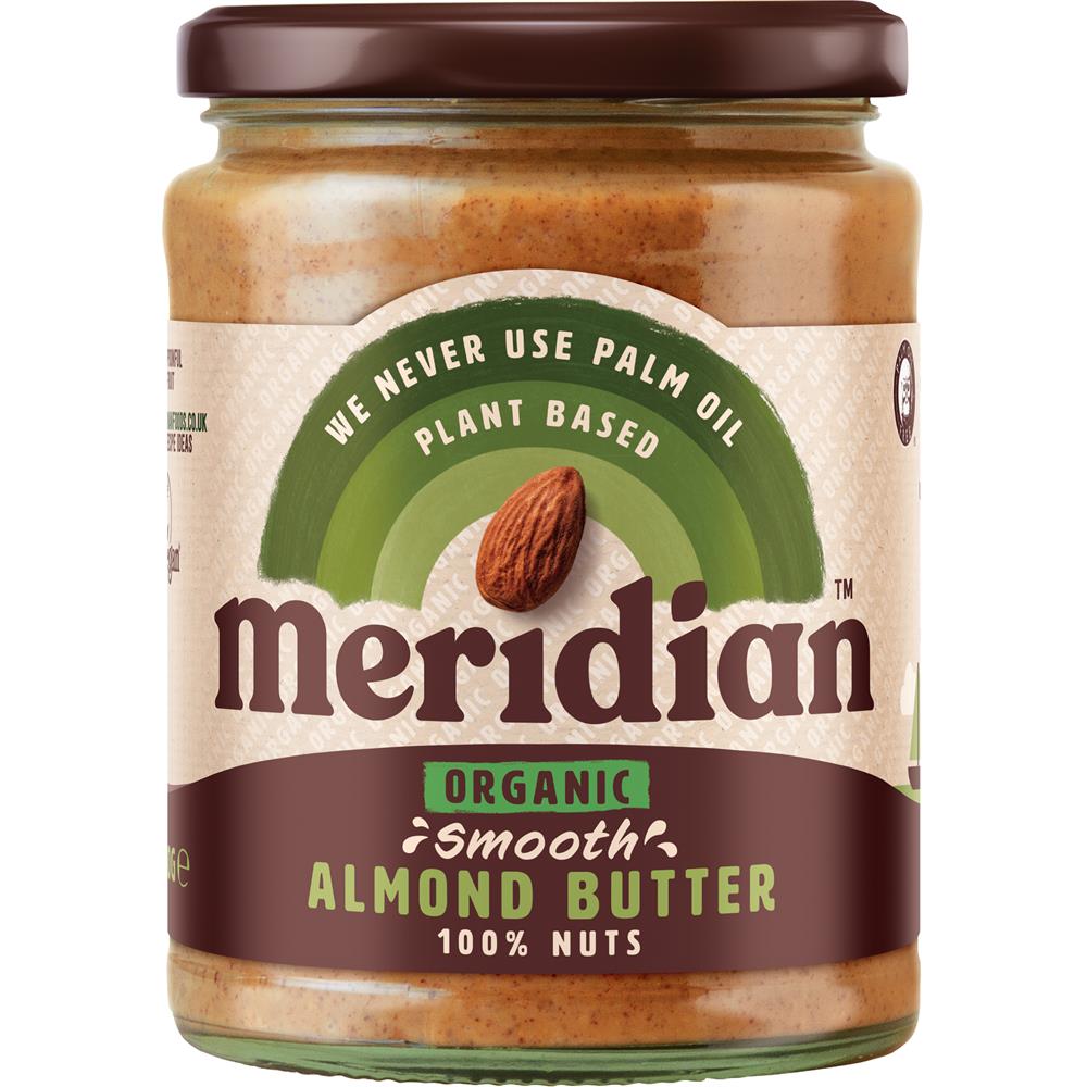 Meridian Organic Smooth Almond Butter 470g 