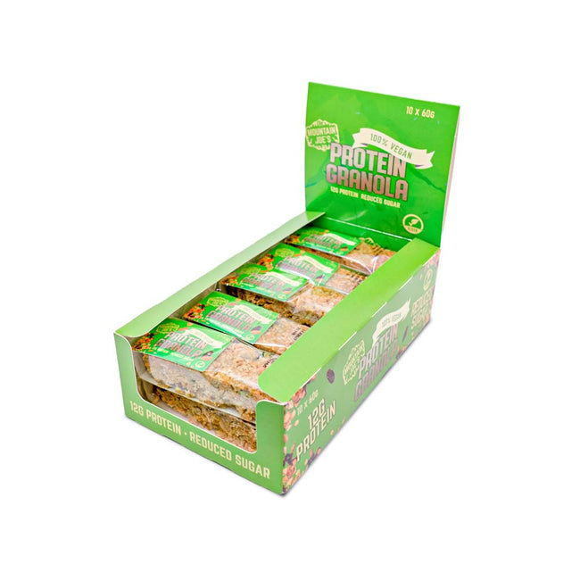 Mountain Joe's Protein Granola 10x60g -100% Vegan