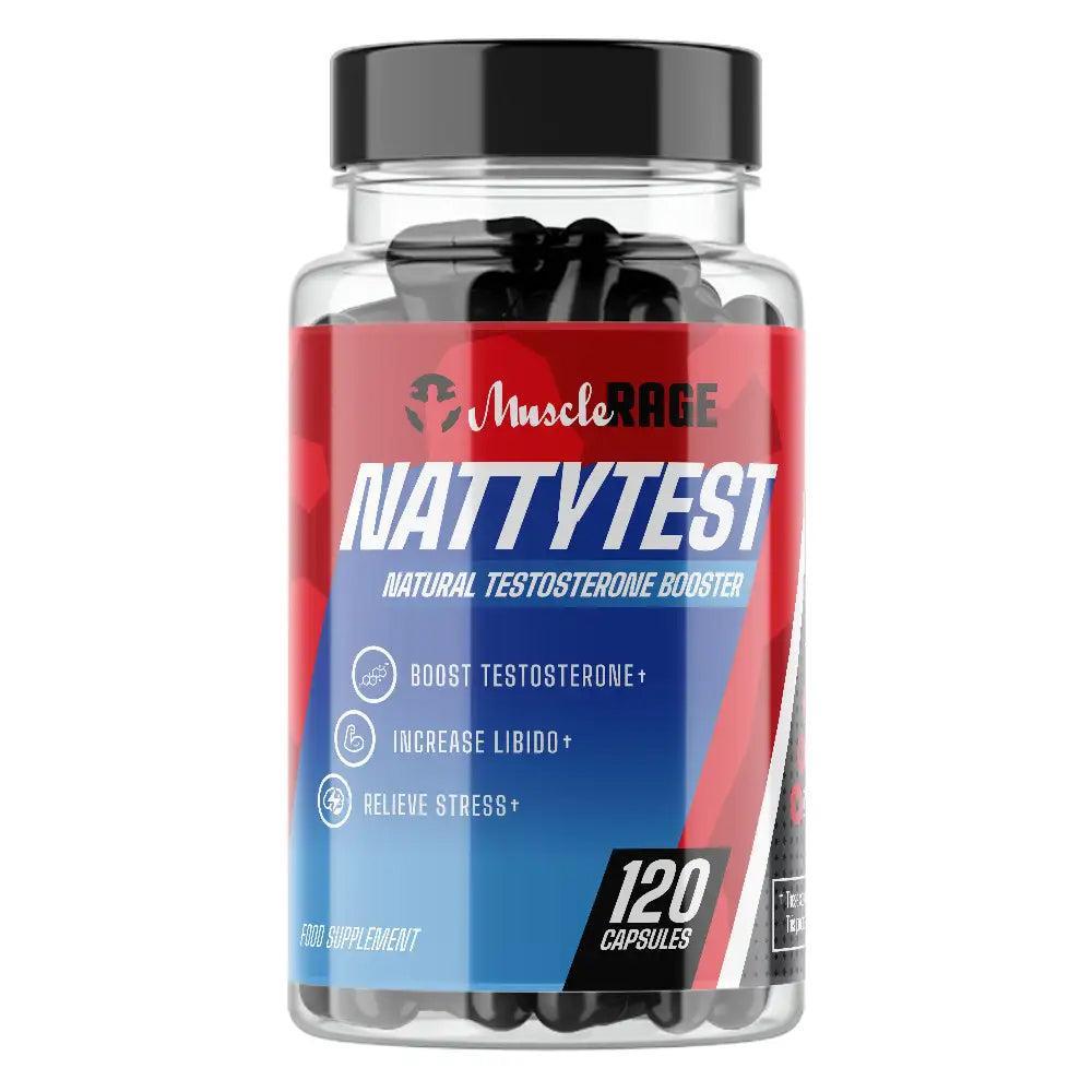 Muscle Rage Buy Muscle Rage NattyTest 120 Capsules | London Supplements