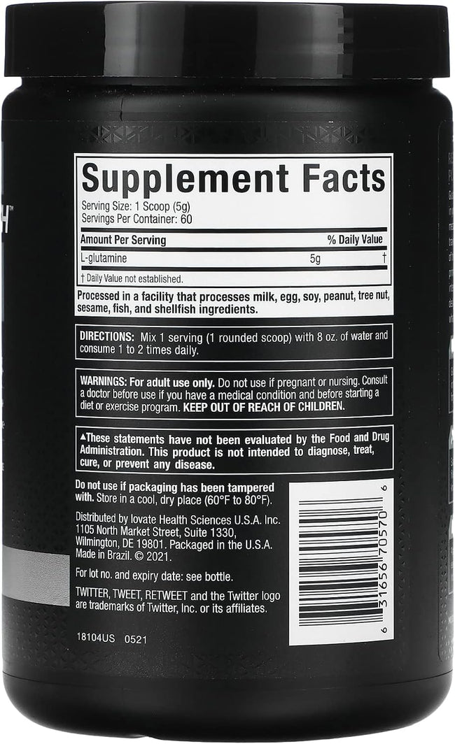 MuscleTech Platinum 100% Glutamine 300g