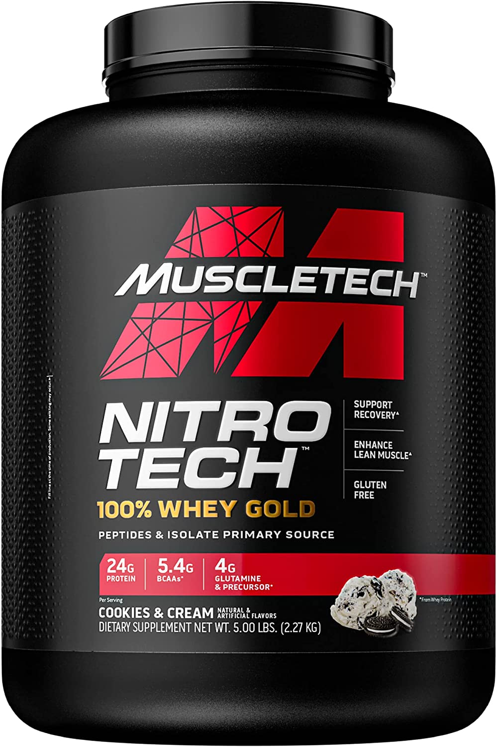 Muscletech NITROTECH 100% Whey Gold 2.27Kg