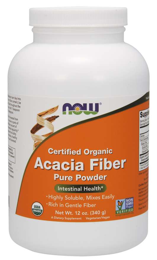 NOW Foods Acacia Fiber Organic Powder 340g