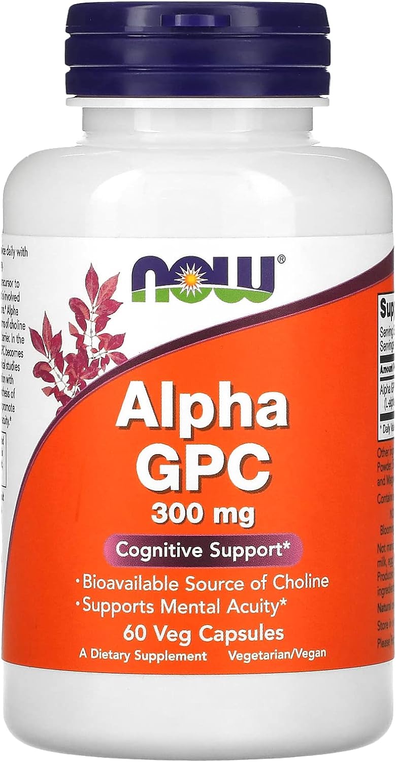 NOW Foods Alpha GPC 300mg - 60 vCapsules