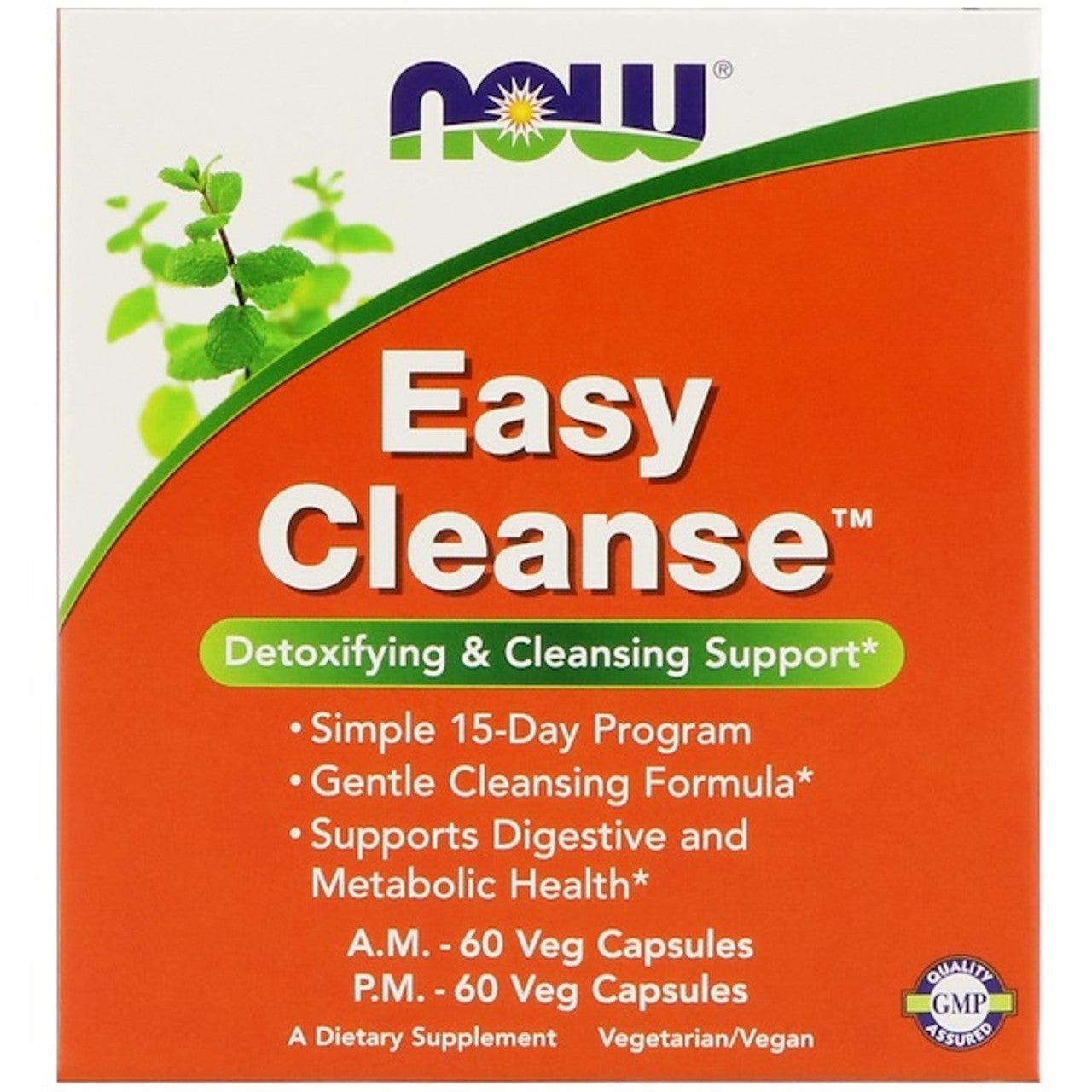 NOW Foods Easy Cleanse -AM & PM - 120 VCapsules