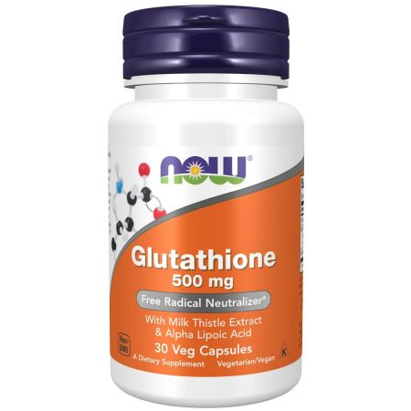 NOW Foods Glutathione with Milk Thistle Extract & Alpha Lipoic Acid 30vCapsules
