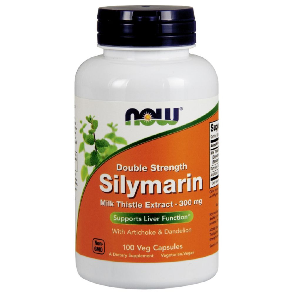 NOW Foods Silymarin Milk Thistle Extract Extra Strength 120 VCapsules