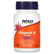 NOW Foods Vitamin A,10,100iu - 100 Softgels