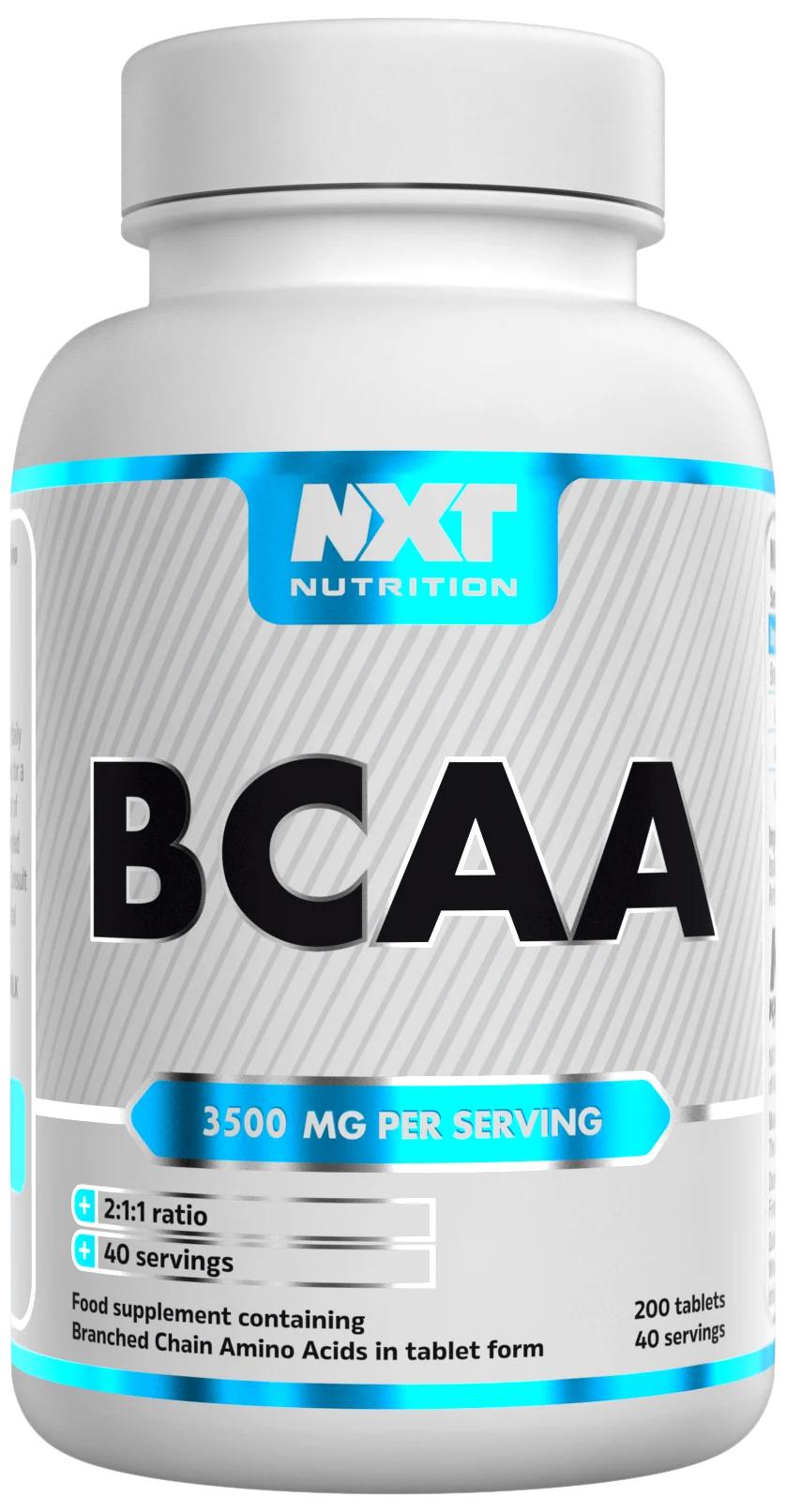 NXT Nutrition BCAA 200 Tablets