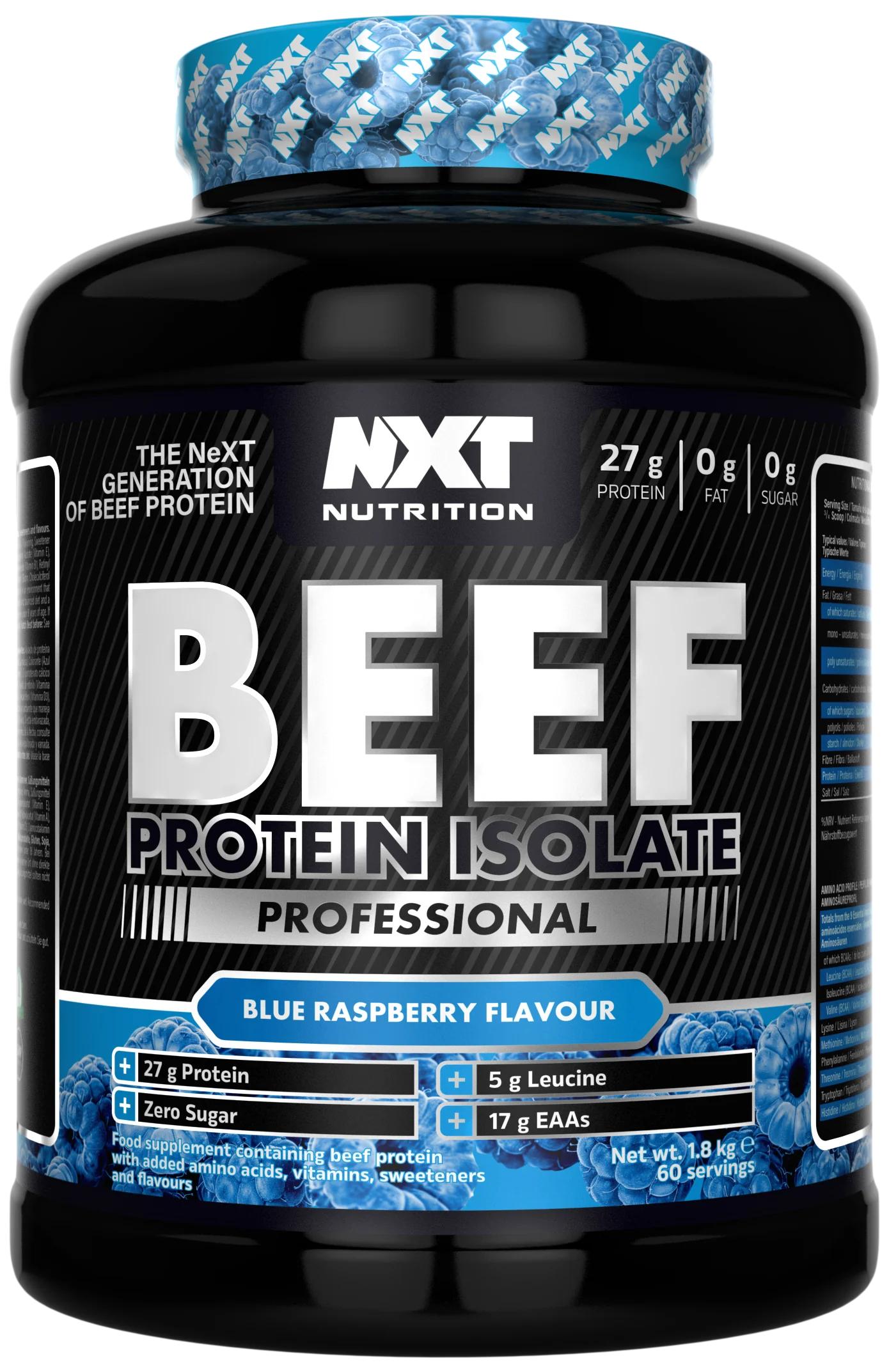 NXT Nutrition Beef Protein Isolate Professional 1.8kg