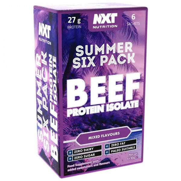 NXT Nutrition Beef Protein Isolate Summer Six Pack 6x30g