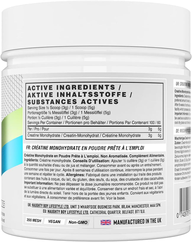 Naughty Boy Lifestyle Prime Creatine 300g Powder