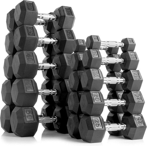 New Hex Dumbbells - Choice of Weight