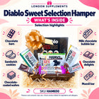 No Added Sugar Diabetic Sweets Biscuits Cookie Gift Hamper – contents infographic