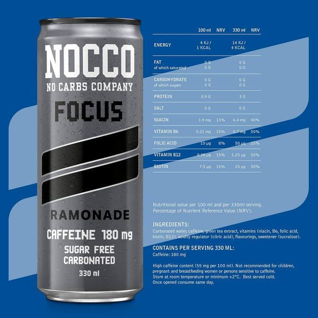Nocco Bcaa Focus 12x330ml