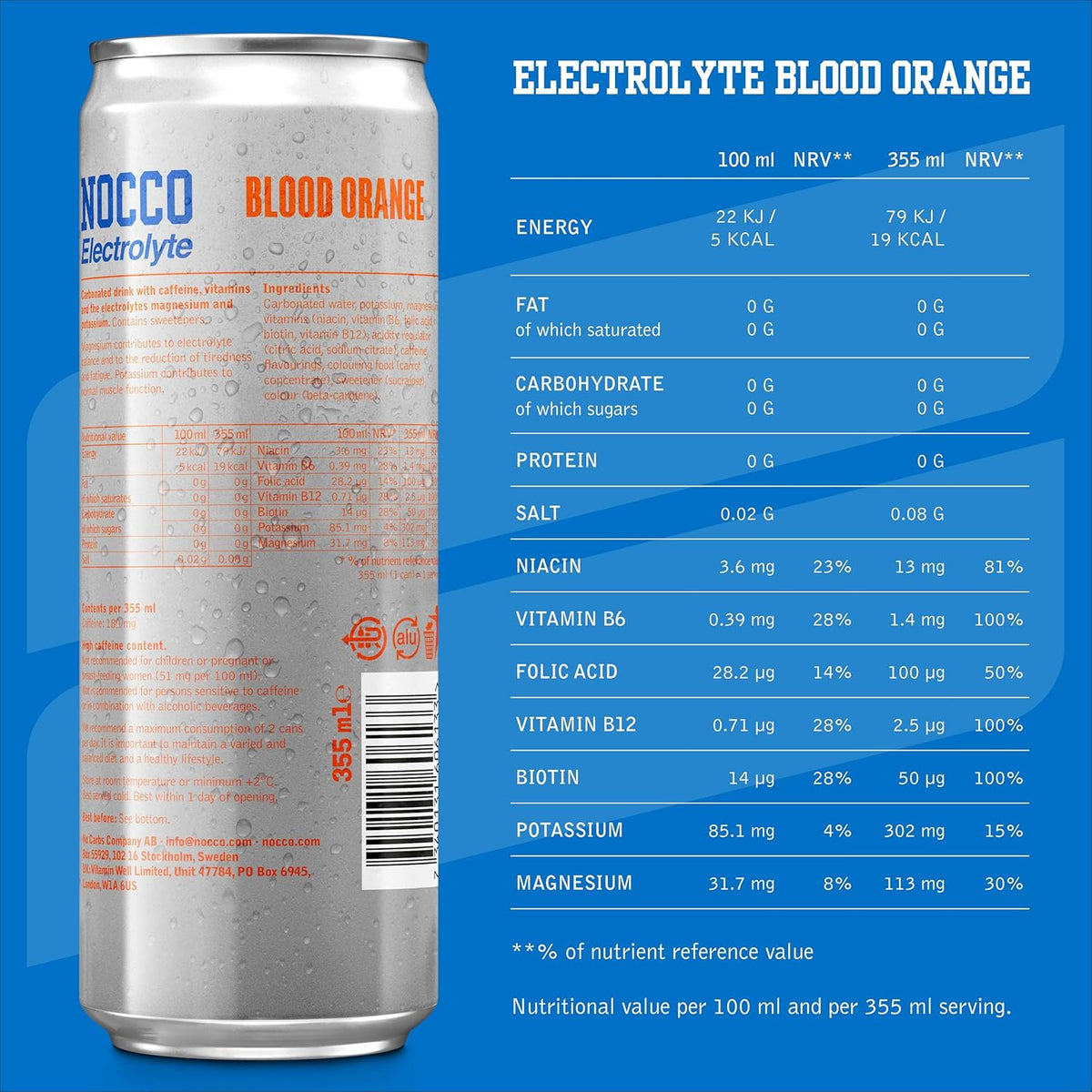 Nocco Electrolyte 1x355ml