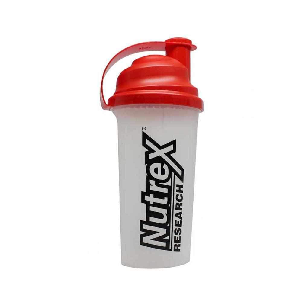 Nutrex Research Shaker Clear With Red Lid 700ml-Clothing & Accessories-londonsupps