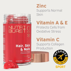 Nutriburst Hair, Skin & Nails - 60 Gummies
