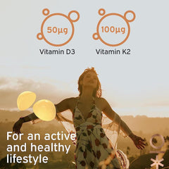 Nutriburst Vitamin D3 + K2 - 60 Gummies