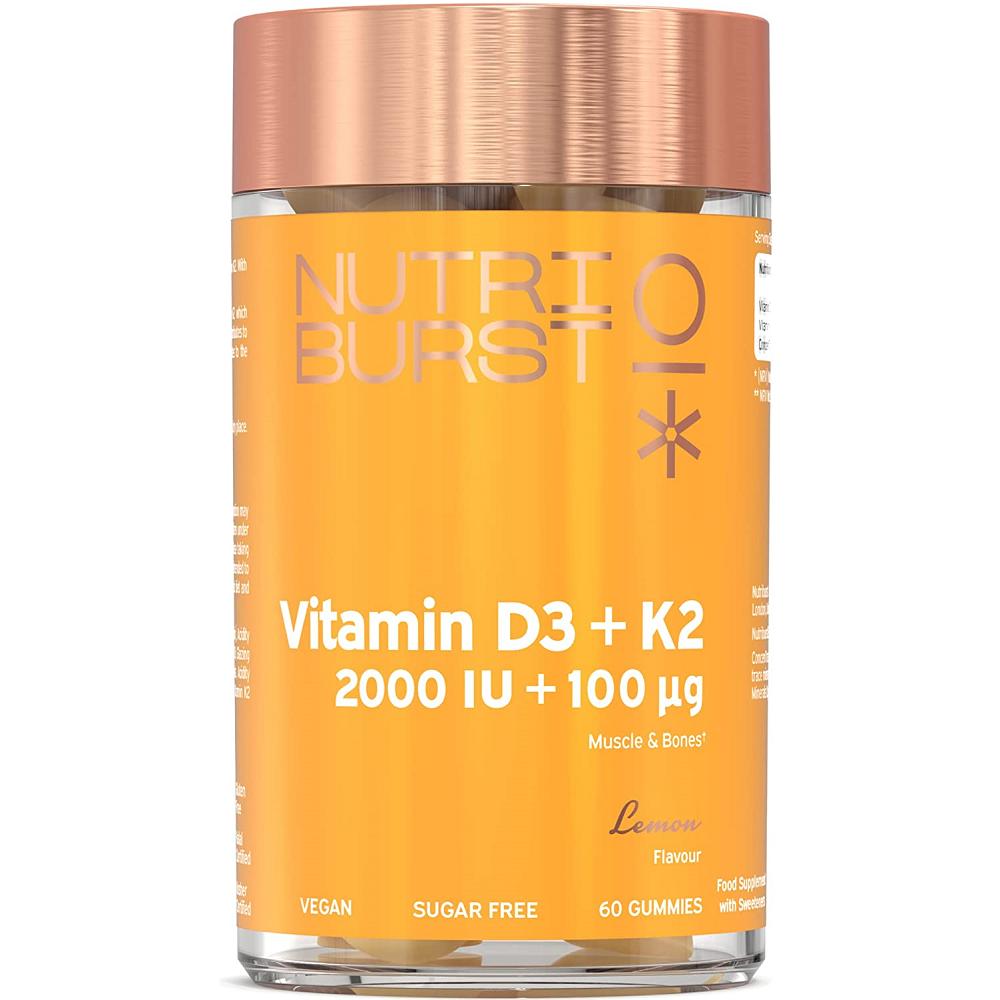 Nutriburst Vitamin D3 + K2 - 60 Gummies
