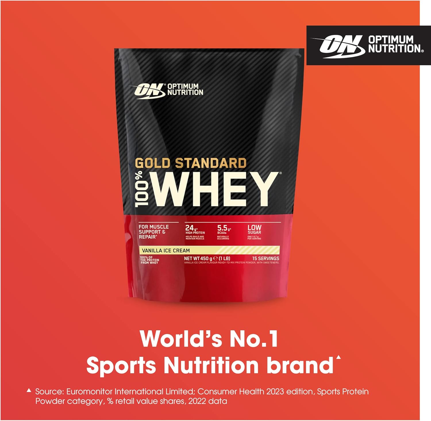 Optimum Nutrition Gold Standard 100% Whey 450g Powder