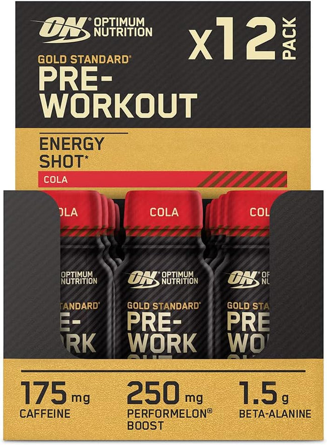 Optimum Nutrition Gold Standard Pre Workout Shot 12x60ml