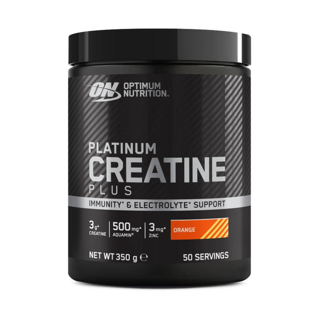 Optimum Nutrition Platinum Creatine Plus Powder - 350g (50 Servings) — Orange / 350 g