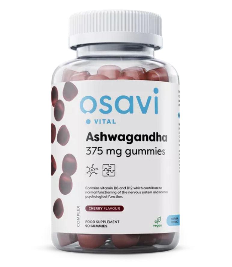 Osavi Ashwagandha 375mg Gummies - Cherry - 90 Gummies