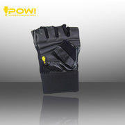 POW Leather Gloves With Wrist Wraps